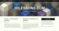 Desktop Screenshot of 3dlessons.com
